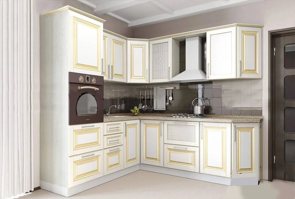 Кухонный гарнитур Патина 017 от компании ExpertMK - производство корпусной мебели - фото 1