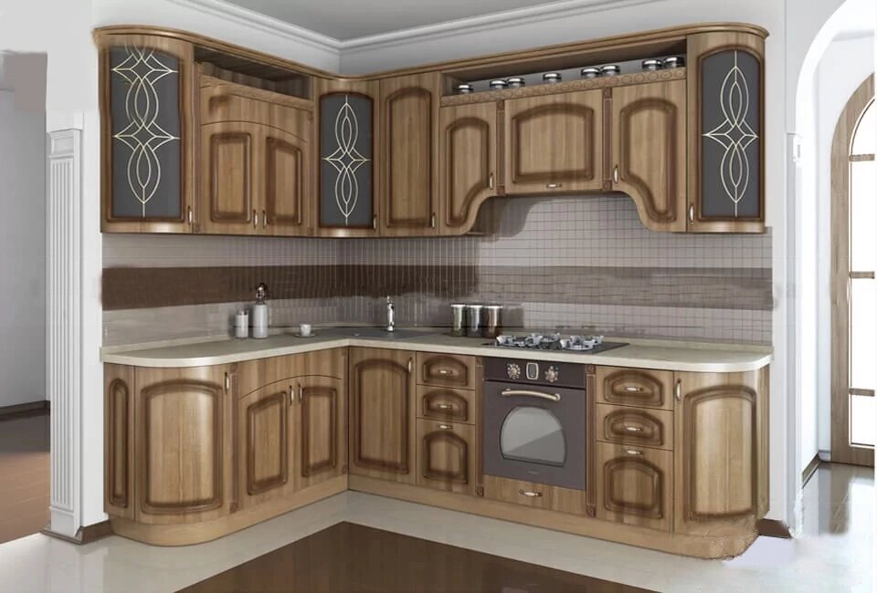 Кухонный гарнитур Патина 027 от компании ExpertMK - производство корпусной мебели - фото 1