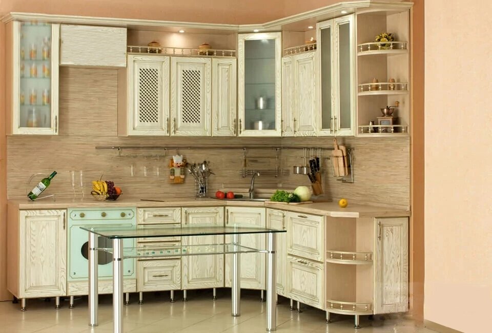 Кухонный гарнитур Патина 036 от компании ExpertMK - производство корпусной мебели - фото 1