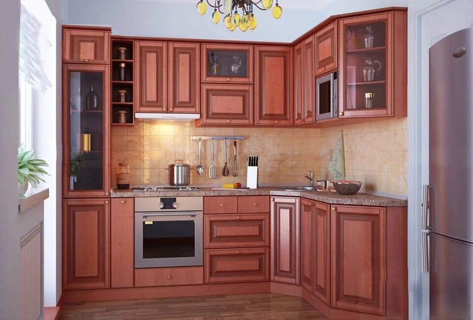 Кухонный гарнитур Патина 038 от компании ExpertMK - производство корпусной мебели - фото 1