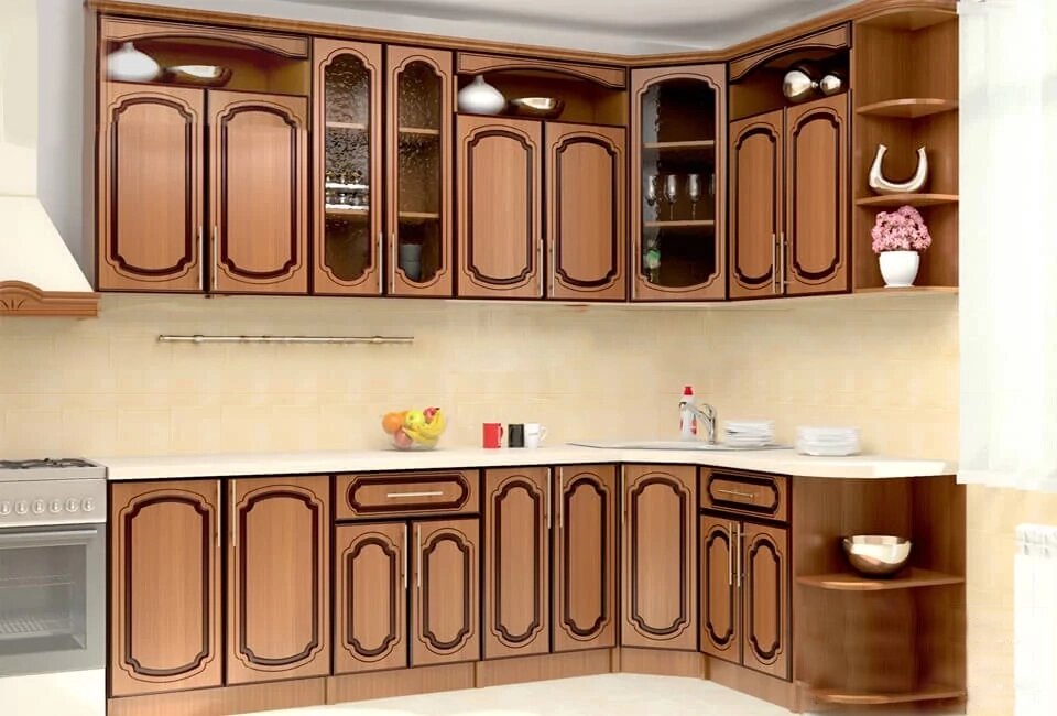 Кухонный гарнитур Патина 041 ##от компании## ExpertMK - производство корпусной мебели - ##фото## 1