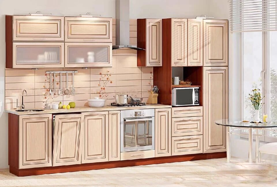 Кухонный гарнитур Патина 047 ##от компании## ExpertMK - производство корпусной мебели - ##фото## 1