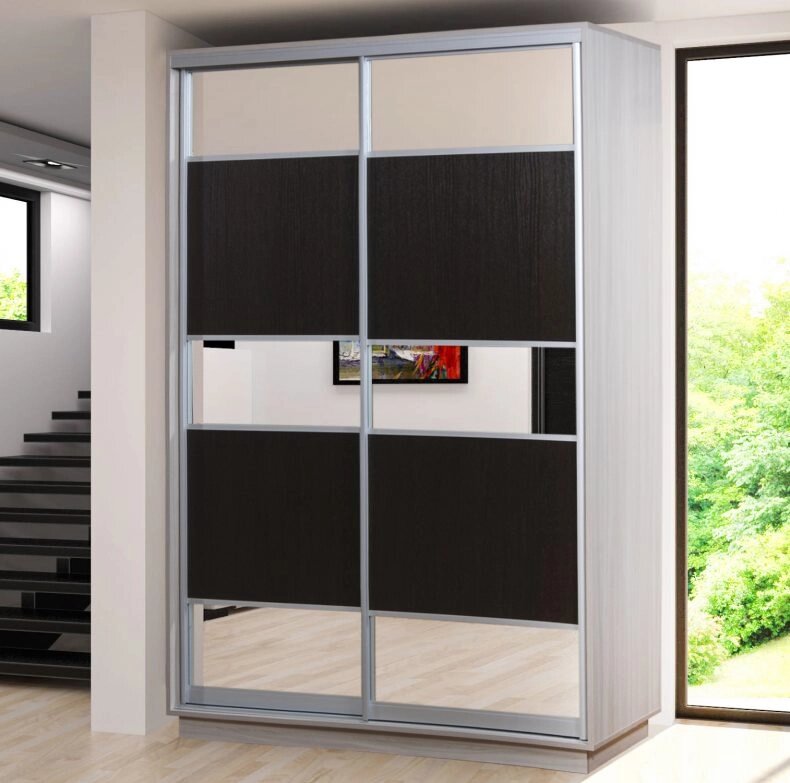 Шкаф купе 2-х створчатый к-006 ##от компании## ExpertMK - производство корпусной мебели - ##фото## 1