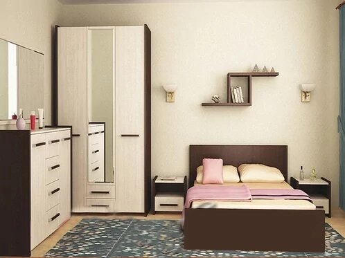 Спальня белла-1 от компании ExpertMK - производство корпусной мебели - фото 1