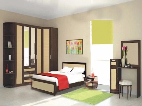Спальня ИРИНА от компании ExpertMK - производство корпусной мебели - фото 1