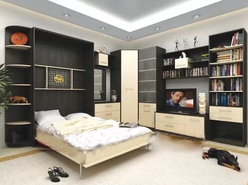 Спальня шкаф-кровать шк-3 от компании ExpertMK - производство корпусной мебели - фото 1