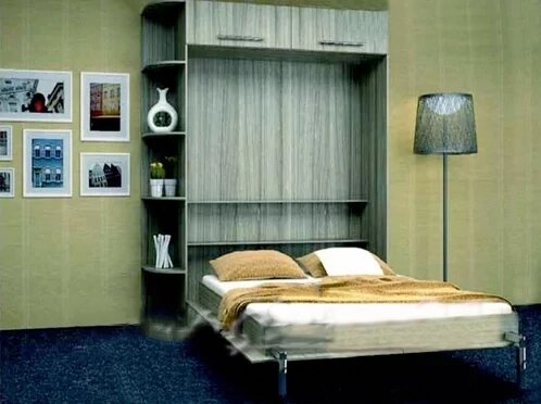 Спальня шкаф-кровать  шк-9 от компании ExpertMK - производство корпусной мебели - фото 1