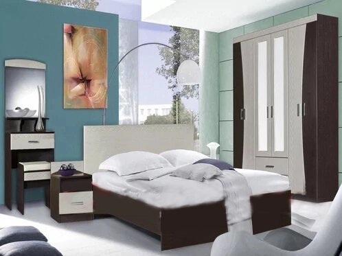 Спальня сусана от компании ExpertMK - производство корпусной мебели - фото 1