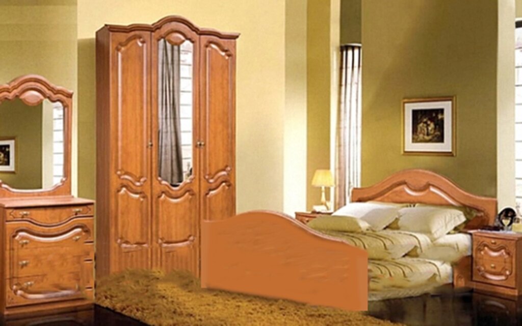 Спальня виктория-10 от компании ExpertMK - производство корпусной мебели - фото 1