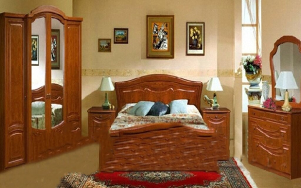 Спальня виктория-16 от компании ExpertMK - производство корпусной мебели - фото 1