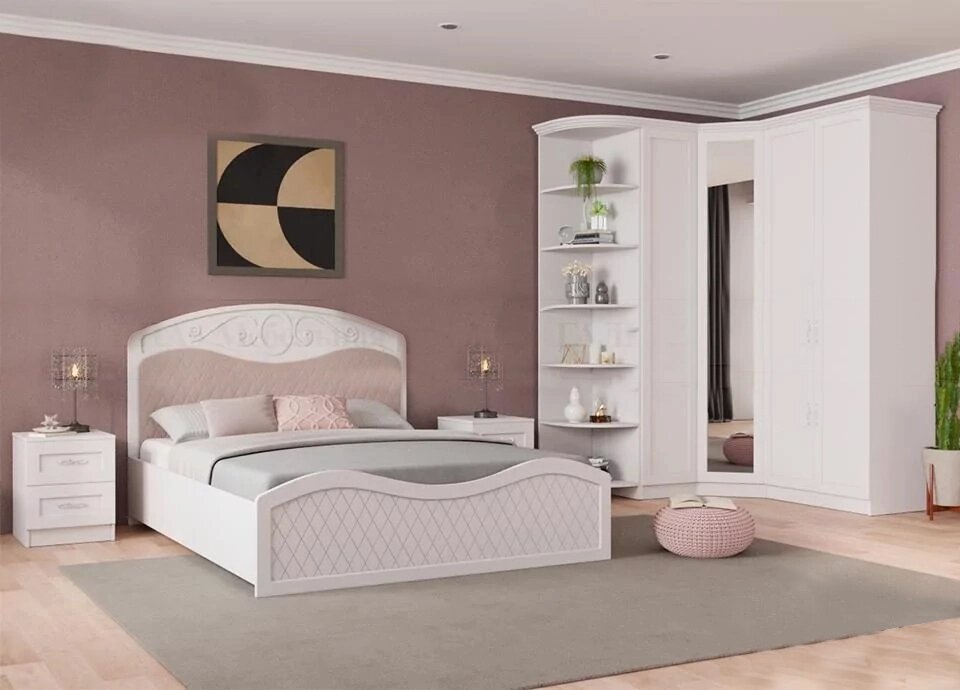 Спальный гарнитур Эвита Патина от компании ExpertMK - производство корпусной мебели - фото 1