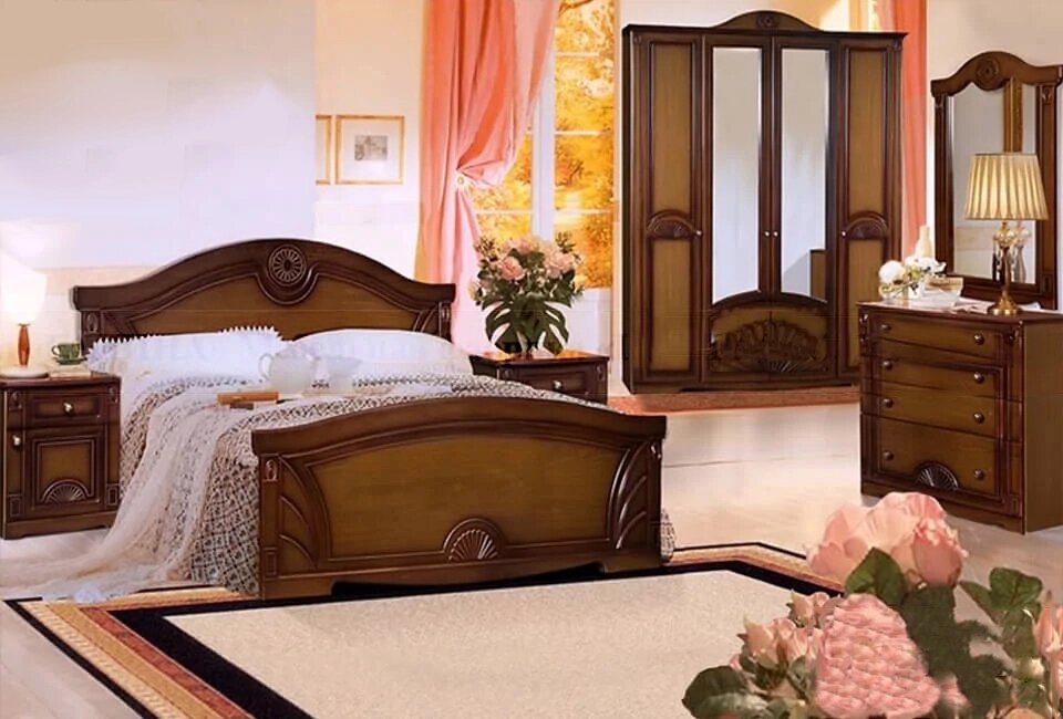 Спальный гарнитур Патина 007 от компании ExpertMK - производство корпусной мебели - фото 1