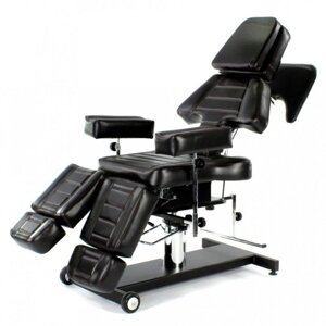 Тату-кресло гидравлическое EUPHORIA (КО-214) с возможностью поворота на 360° и подставкой в комплекте