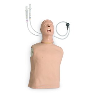 Тренажер-торс «продвинутый Ларри» для обработки дыхательных путей на стенде