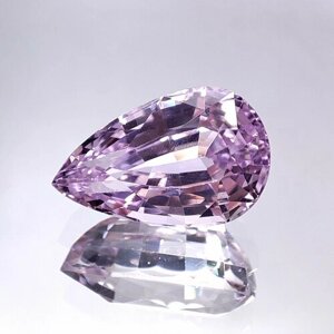 20.23 ct. Кунцит груша. Бразилия + сертификат