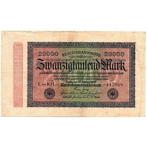 20000 марок 1923 год Германия5