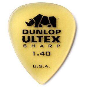 433R1.40 Ultex Sharp Медиаторы 72шт, толщина 1.40мм, Dunlop