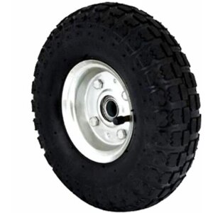 А5 Пневматическое колесо для тачки / тележки (3.50-4, диаметр 260 мм, ось 16 мм, подшипник) PR 1800-16n 1000413