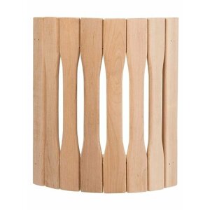 Абажур деревянный для бани и сауны, настенный, 30х26х10.5см, ольха