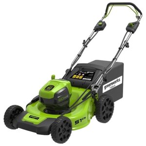 Аккумуляторная газонокосилка Greenworks 2514307 60V 51cm GD60LM51SP DigiPro, 4 А·ч, без АКБ и ЗУ, 51 см