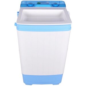 Активаторная стиральная машина Славда WS-65PE Lite, бело-голубой