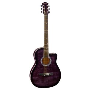 Акустическая гитара Colombo LF-3800CT/GS фиолетовый sunburst