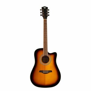 Акустическая гитара дредноут ROCKDALE Aurora D6 Gloss C SB