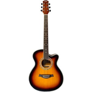 Акустическая гитара Flight F-230C SB оранжевый sunburst