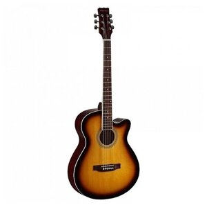 Акустическая гитара Martinez W-91C SB санберст sunburst