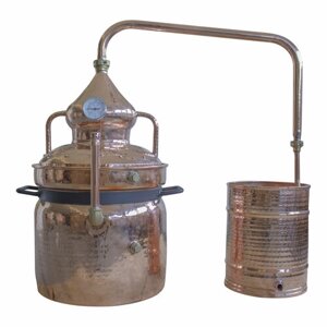 Аламбик CopperCrafts на водяной бане 10 литров, с термометром и ситом