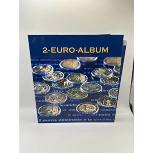 Альбом с юбилейными монетами Европы 2 Евро!