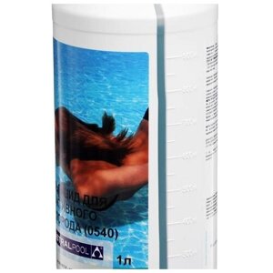 Альгицид для активного кислорода AstralPool для защиты от водорослей в бассейнах без хлора, 1 л