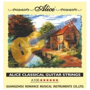 Alice A106-4 - струна гитарная №4 нейлон/медь