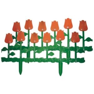 Альтернатива Ограждение для клумб "Цветник"1(3,7м) тюльпан М613, 5 шт.
