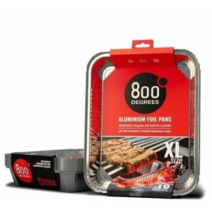 Алюминиевые поддоны 800 Degrees Foil Pans XL-size, 10 шт.