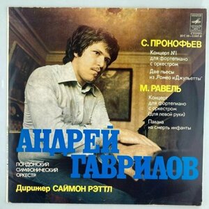 Андрей Гаврилов- фортепиано/ винтажная виниловая пластинка / LP / Винил
