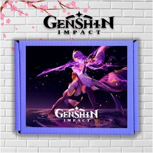 Аниме бокс Геншин Импакт Genshin Impact райдэн