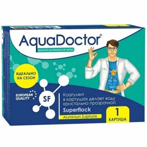 AquaDoctor "Коагулирующее средство в картушах AquaDoctor Superflock Mini"тканевые картуши с таблетками 0,125 кг)