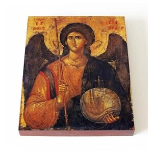 Архангел Михаил, Греция, XIV в, икона на доске 13*16,5 см