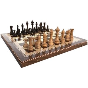 Armenakyan Шахматы Турнирные-4 инкрустация 40 коричневый игровая доска в комплекте
