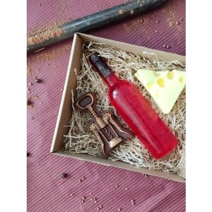 ART SHOCK/ Подарочный набор Вино и сыр из мыла ручной работы