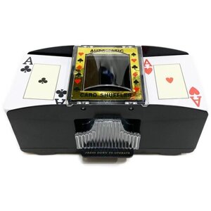 Автоматическая шафл машинка для перемешивания карт для покера (на 2 колоды)