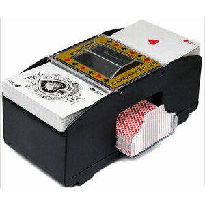 Автоматическая шафл-машинка для перемешивания карт на 2 колоды