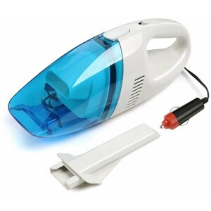Автомобильный пылесос/ с зарядкой от прикуривателя/ HIGHT-POWER vacuum cleaner portable/blue.