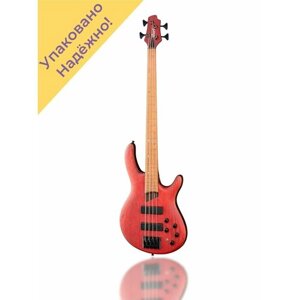 B4-Element-OPBR Artisan Series Бас-гитара, цвет красный