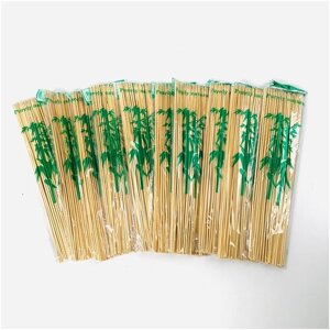 Бамбуковые шампура 30 см. 10 упаковок по 50 шампуров.