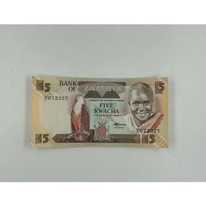 Банкнота Замбия 5 квача 1988 год