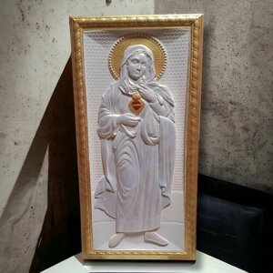 Барельеф, Икона Святая Дева Мария