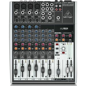 BEHRINGER 1204USB - микшер, 4 моновхода , 2 стереовхода, 2 AUX-шины, USB