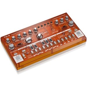 BEHRINGER TD-3-TG аналоговый басовый синтезатор, VCO с двумя формами волны, VCF, VCA, 16-шаговый секвенсор возможностью сохране
